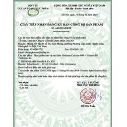 Heilusan Calcium 600 + Vitamin D3 ( Hộp 48 viên )- Hỗ trợ hấp thụ canxi giúp răng và xương chắc khoẻ< BUNBUN SHOP 3