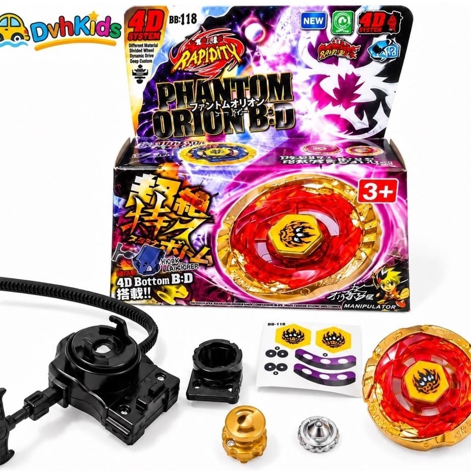 Con quay vô cực ,kèm bệ phóng beyblade 4D , con quay luân hồi cho bé trai