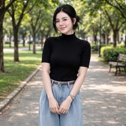 Áo thun cổ lọ tay lửng dáng ôm body chất thun tăm mịn siêu sang tôn dáng BYN BYN MY622 4