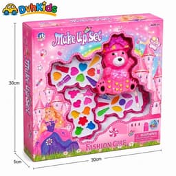 Bộ Đồ Chơi Trang Điểm Cho Bé Gái Make Up Set Gấu Hồng – Bộ Mỹ Phẩm Đồ Chơi Trẻ Em 3+ – Quà Tặng Bé Gái 1