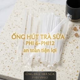 bịch ống mút trà sữa,sinh tố phi 12 (bịch 150 ống) 2