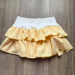 Chân Váy Xòe Cạp Lưng Trắng Form Bèo Dễ Thương 6