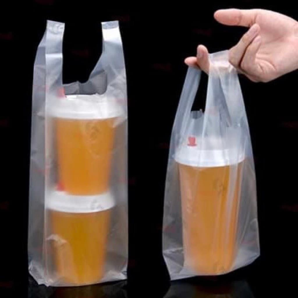 0,5 kg túi đựng cốc loại 1 cốc 2 cốc giá rẻ, túi dẻo dai thuận tiện sử dụng an toàn vệ sinh