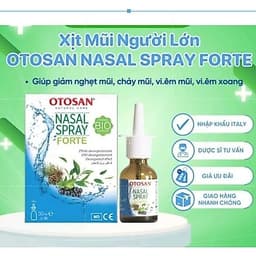 Otosan Nasal Spray Forte: (hộp 30 ml) Làm sạch sâu khoang mũi, làm thông mũi, giảm nghẹt mũi,> BUN BUN SHOP 2