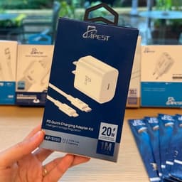 Bộ Sạc Nhanh APEST AP-S100 20W Củ Sạc Chuẩn EU Kèm Dây Type-C To Li-ninq Sạc Nhanh, An Toàn Bảo Hành 12 Tháng 8
