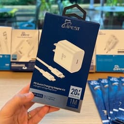 Bộ Sạc Nhanh APEST AP-S100 20W Củ Sạc Chuẩn EU Kèm Dây Type-C To Li-ninq Sạc Nhanh, An Toàn Bảo Hành 12 Tháng 7