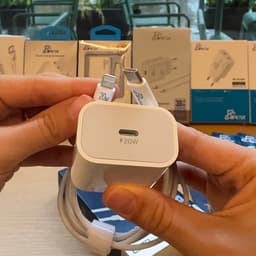 Bộ Sạc Nhanh APEST AP-S100 20W Củ Sạc Chuẩn EU Kèm Dây Type-C To Li-ninq Sạc Nhanh, An Toàn Bảo Hành 12 Tháng 6