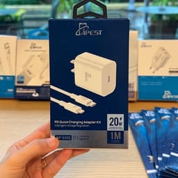 Bộ Sạc Nhanh 20W APEST AP-S100 Củ Sạc Chuẩn EU Kèm Dây Type-C To L Bảo Hành 12 Tháng 7