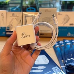 Bộ Sạc Nhanh 20W APEST AP-S100 Củ Sạc Chất Lượng EU Kèm Dây Type-C To Li-ninq Cho IP Bảo Hành 12 Tháng 4