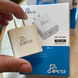 Củ Sạc Nhanh 20W APEST AP-A20 PD Type-C Chuẩn EU Cho IP Và Adroi Bảo Hành 12 Tháng 5