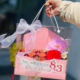 5 Hộp có quai xách, hộp bì thư mica mix sang trọng, 2