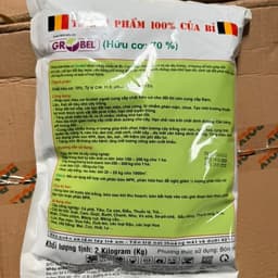 Phân Hữu Cơ Grobel Của Bỉ 2kg Hữu Cơ 70% Giúp Đất Tơi Xốp 4