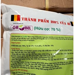Phân Hữu Cơ Grobel Của Bỉ 2kg Hữu Cơ 70% Giúp Đất Tơi Xốp 5