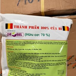 Phân Hữu Cơ Grobel Của Bỉ 2kg Hữu Cơ 70% Giúp Đất Tơi Xốp 6