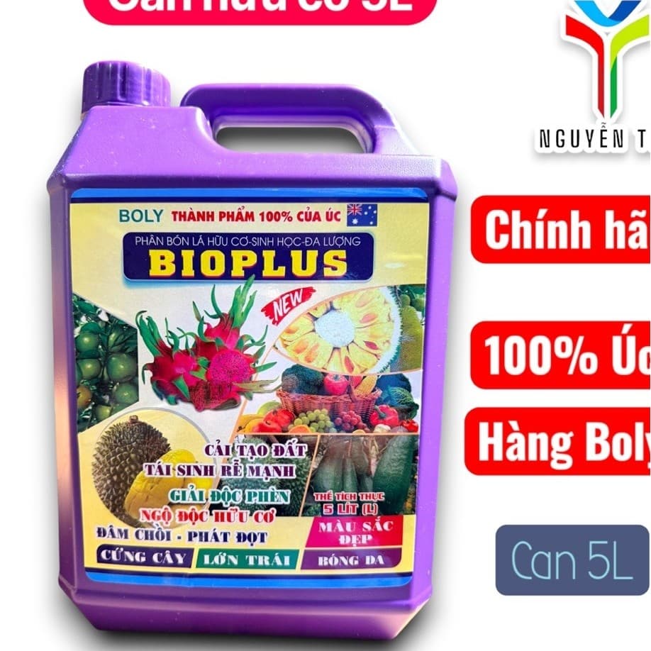 Can hữu cơ 5 lít Bioplus Boly