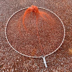 1 vợt lưới đỏ inox không ốc và có vặn ốc ren 8mm 25cm 30cm mắt lưới 1p5(0.8cm) 7