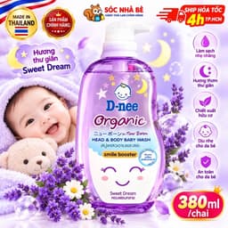 [ NỘI ĐỊA THÁI LAN ]sữa tẵm gội cho bé D-NEE (380ml) 3