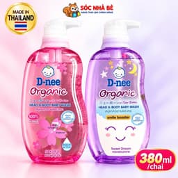 [ NỘI ĐỊA THÁI LAN ]sữa tẵm gội cho bé D-NEE (380ml) 1