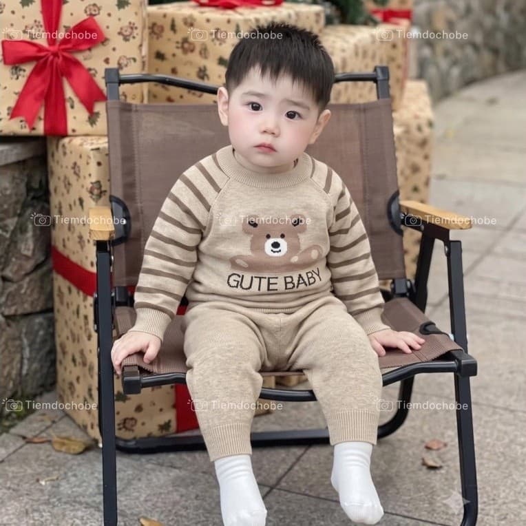Bộ len sơ sinh nhiều mẫu cho bé trai bé gái hàng quảng châu 6-13kg