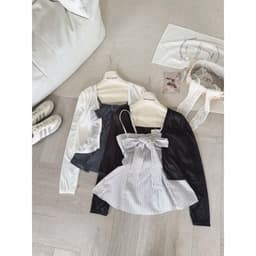 SET ÁO HAI DÂY MIX CARDIGAN THU ĐÔNG XINH XẮN TRẺ TRUNG.CLOTHING MA650066 6