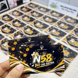 HỎA TỐC HN- In thẻ nhựa PVC, card bo góc loại dày 85*54mm, thẻ nhân viên, card in hình theo yêu cầu. chống nước bền đẹp 6