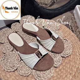 (X0195)Dép cao gót 3 phân phối khoá bản ngang  _Size 35/39_Thanh Vân Shoes_Cao gót/Dép nữ Hottrend 7