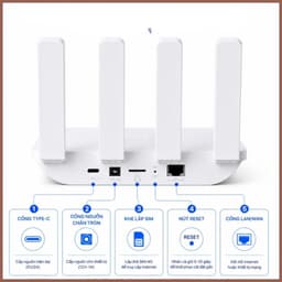 Cục Phát Wifi Từ Sim 4G, Wifi 6 C8 Tốc Độ Cao 300Mbps- 4 Râu Ăng Ten Siêu Khoẻ 6