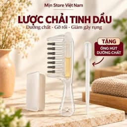 Lược Chải Tinh Dầu Dưỡng Chất Trực Tiếp Vào Da Đầu ,dưỡng tóc dưỡng da đầu( A tài) 9