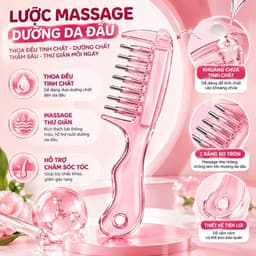Lược Chải Tinh Dầu Dưỡng Chất Trực Tiếp Vào Da Đầu ,dưỡng tóc dưỡng da đầu( A tài) 3