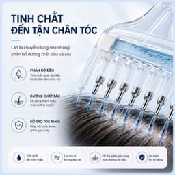 Lược Chải Tinh Dầu Dưỡng Chất Trực Tiếp Vào Da Đầu ,dưỡng tóc dưỡng da đầu( A tài) 5