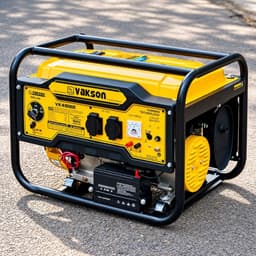 Máy Phát Điện Gia Đình VAKSON 220V – Máy Phát Điện Chạy Xăng 3.0kW/4.0kW Tiết Kiệm Nhiên Liệu-Có Đề 4
