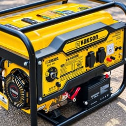 Máy Phát Điện Gia Đình VAKSON 220V – Máy Phát Điện Chạy Xăng 3.0kW/4.0kW Tiết Kiệm Nhiên Liệu-Có Đề 5
