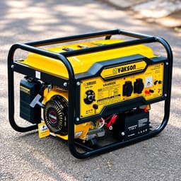 Máy Phát Điện Gia Đình VAKSON 220V – Máy Phát Điện Chạy Xăng 3.0kW/4.0kW Tiết Kiệm Nhiên Liệu-Có Đề 3