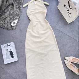 ĐẦM KEM SÁT NÁCH CỔ YẾM THANH LỊCH XUKADRESS 9