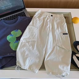 Quần dài bé trai, quần gió ống suông phong cách Hàn Quốc size 9-26kg 6