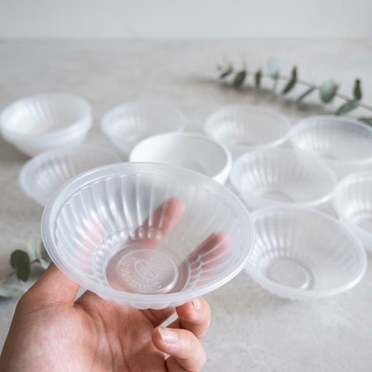 50 bát nhựa ăn cơm, ăn chè dùng 1 lần, nhựa nguyên sinh an toàn tiện lợi