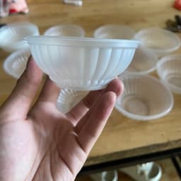 50 bát nhựa ăn cơm, ăn chè dùng 1 lần, nhựa nguyên sinh an toàn tiện lợi 2