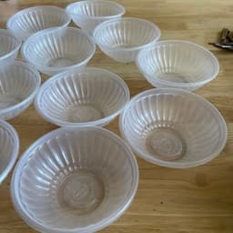 250 bát nhựa dùng 1 lần dùng ăn cơm, ăn chè tiện lợi mang theo khi du lịch 4