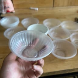 250 bát nhựa dùng 1 lần dùng ăn cơm, ăn chè tiện lợi mang theo khi du lịch 1