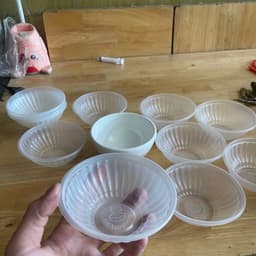 300 bát nhựa dùng 1 lần dùng ăn chè ăn cơm cháo, tiện lợi mang theo, an toàn vệ sinh 1