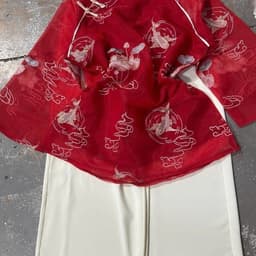 Set Pháp Phục Lụa Nữ “Thêu Hoa” Áo Tay Lỡ Dáng Xòe Phối Quần Ống Rộng Thanh Lịch Đi Chùa Lễ Tết 2027 Kieupham.shop 7