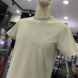 Áo thun nam áo T-shirt nam Owen ngắn tay màu rêu regular fit vải cotton TSN266709 2