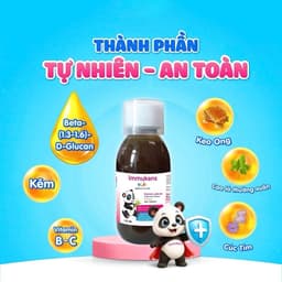 Siro Tăng Đề Kháng Cho Bé IMMUKANS Kids 3in1 – Hỗ Trợ Ăn Ngon, Hô Hấp Khỏe, Nhập Khẩu Italia 150ml 3