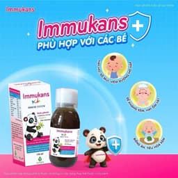 Siro Tăng Đề Kháng Cho Bé IMMUKANS Kids 3in1 – Hỗ Trợ Ăn Ngon, Hô Hấp Khỏe, Nhập Khẩu Italia 150ml 1