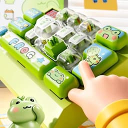 [Nhiều Mẫu-Loại 1] Đồ Chơi Bàn Phím Keyboard POP IT Cho Bé, Có Đèn Phát Sáng, Giải Trí Vui Nhộn 5