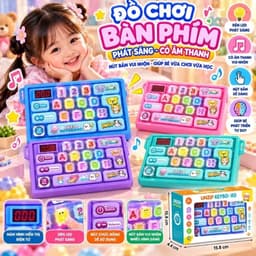 [Nhiều Mẫu-Loại 1] Đồ Chơi Bàn Phím Keyboard POP IT Cho Bé, Có Đèn Phát Sáng, Giải Trí Vui Nhộn 7