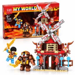 Đồ chơi lắp ráp my word 340 chi tiết , có khay đựng ,đồ chơi xếp hình , phát triển trí tuệ 4