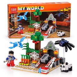 Đồ chơi lắp ráp my word 340 chi tiết , có khay đựng ,đồ chơi xếp hình , phát triển trí tuệ 5