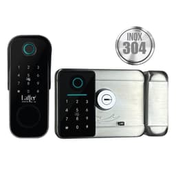 Khoá cổng vân tay Laffer A18, chống nước IP68, siêu nhạy, lưu trữ 100 vân tay, inox 304, bảo hành 24 tháng. 1
