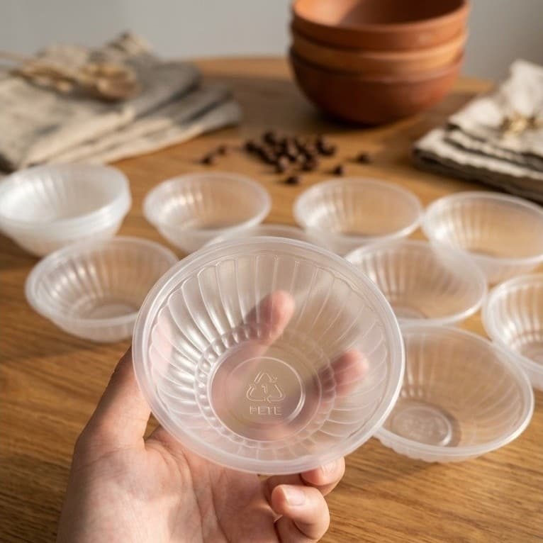 500 bát nhựa dùng 1 lần, nhựa nguyên sinh an toàn sức khỏe, thuận tiện cho mọi hoạt động